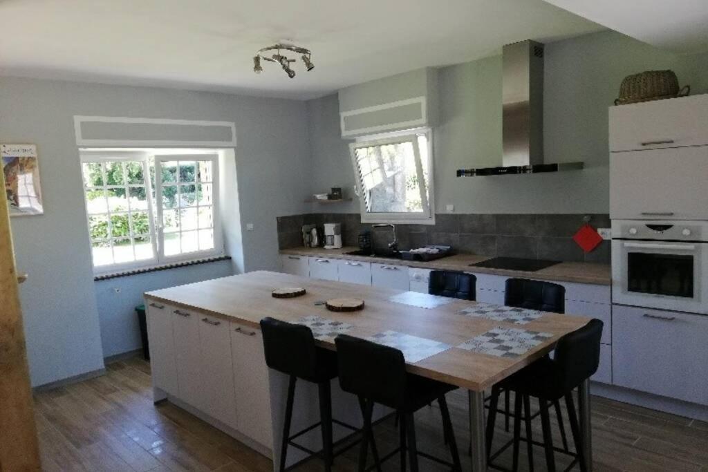 Gite De Charme 14 Personnes Labellise Clevacances 3 Etoiles Sainte-Seve Dış mekan fotoğraf
